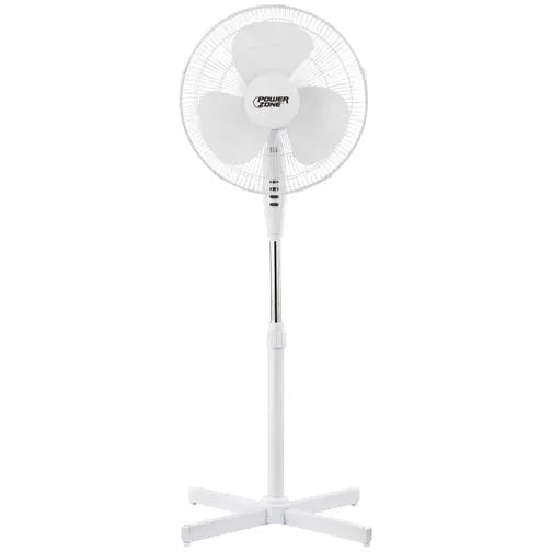 PowerZone 16" Stand Fan, Oscillating, 3-Speed