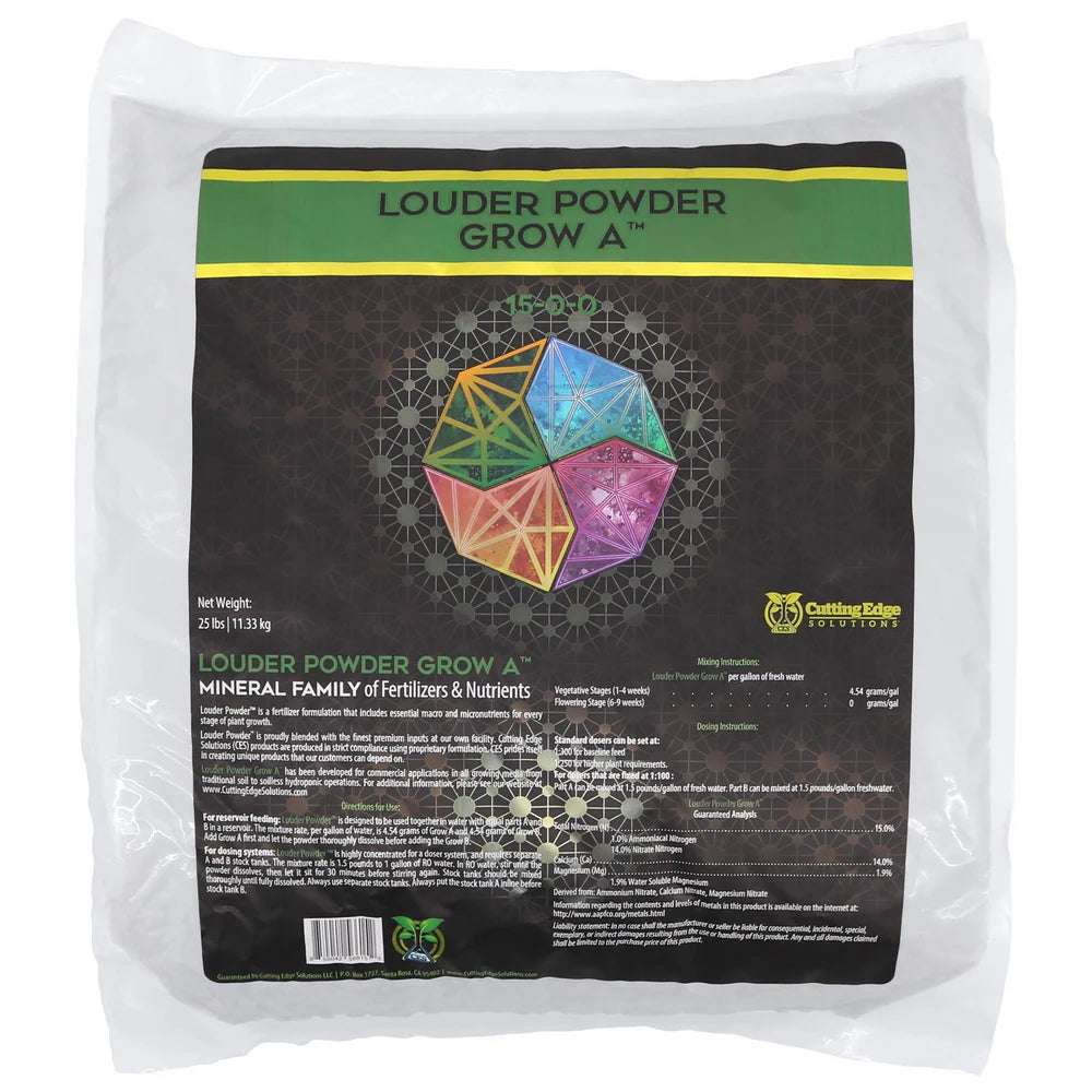 Cutting Edge Solutions Louder Powder Grow A (15-0-0) - 25 lbs