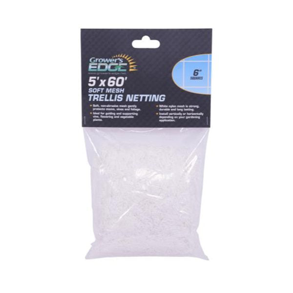 Grower's Edge Nylon Mesh Trellis Netting 5' x 60'