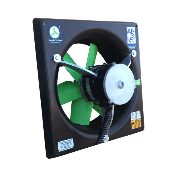 12" AC Snap Fan, Brushless Motor