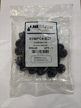 Netafim Techflow Emitter w/ Nipple Outlet WPC DRIP 4L/1.0 GPH (25/Bag)