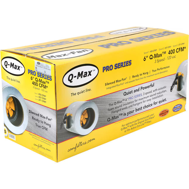 Can-Fan Q-Max 6" Max Fan Pro Series (400 CFM)