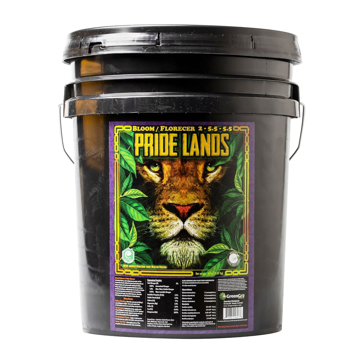 GreenGro Pride Lands Bloom 2-5.5-5.5, 35 lbs.