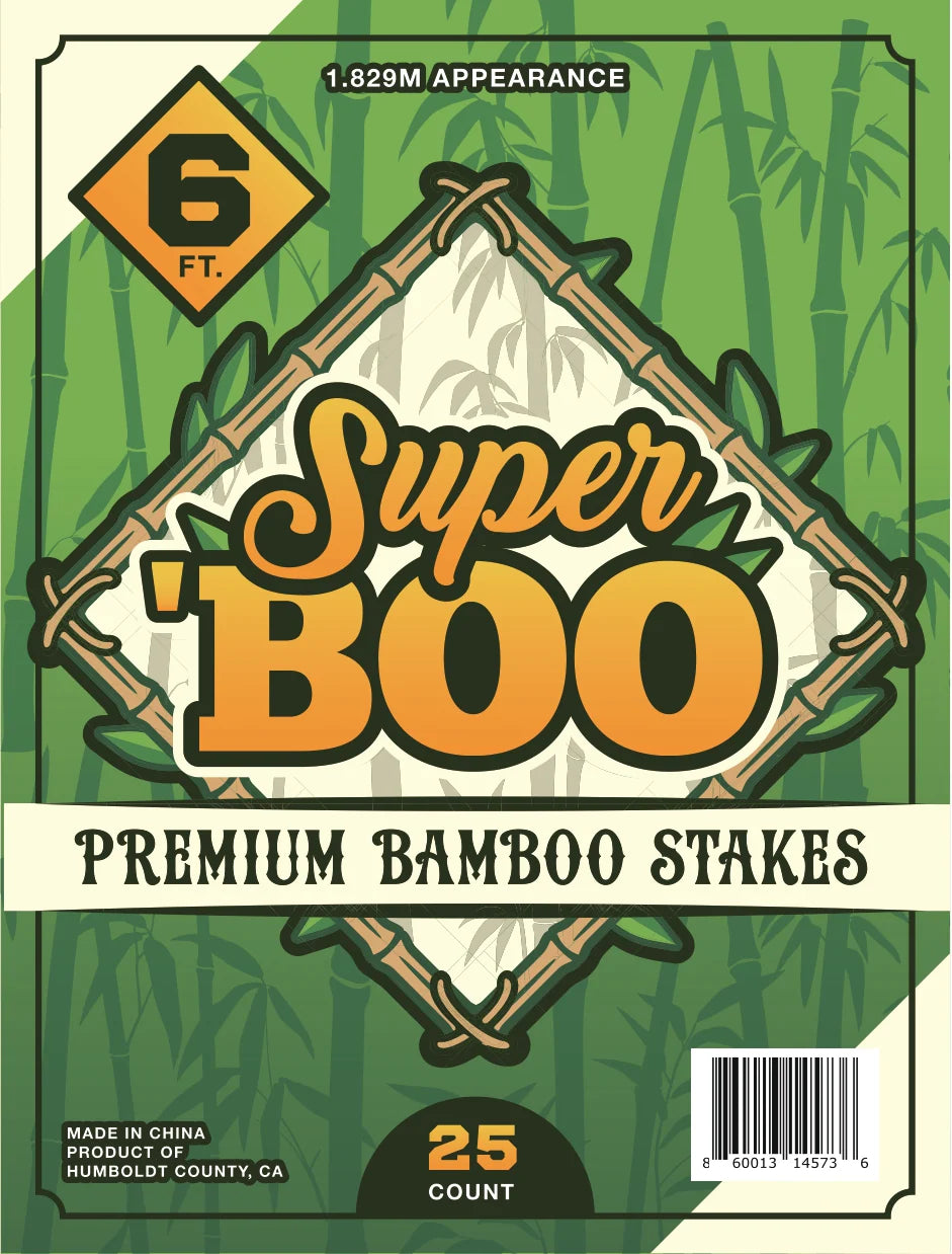 Super Boo 6’ Bamboo 1⁄2” - 25pk