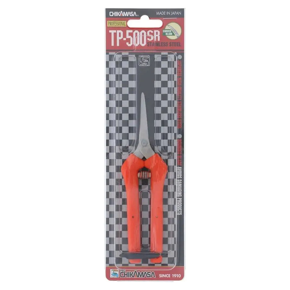 Chikamasa TP-500SR Spring-Loaded Curved Stainless Scissors