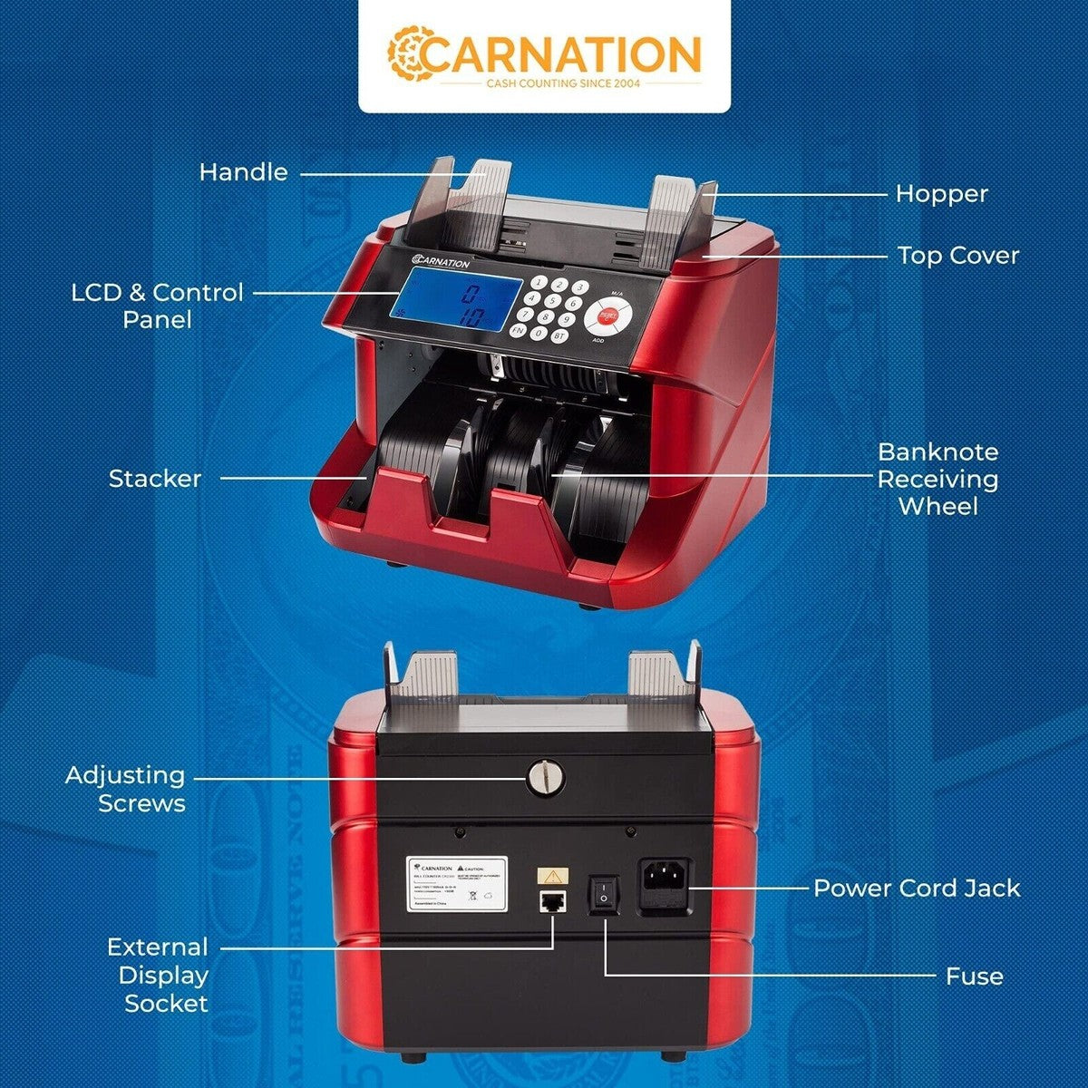 Carnation Money Counter, CR1800